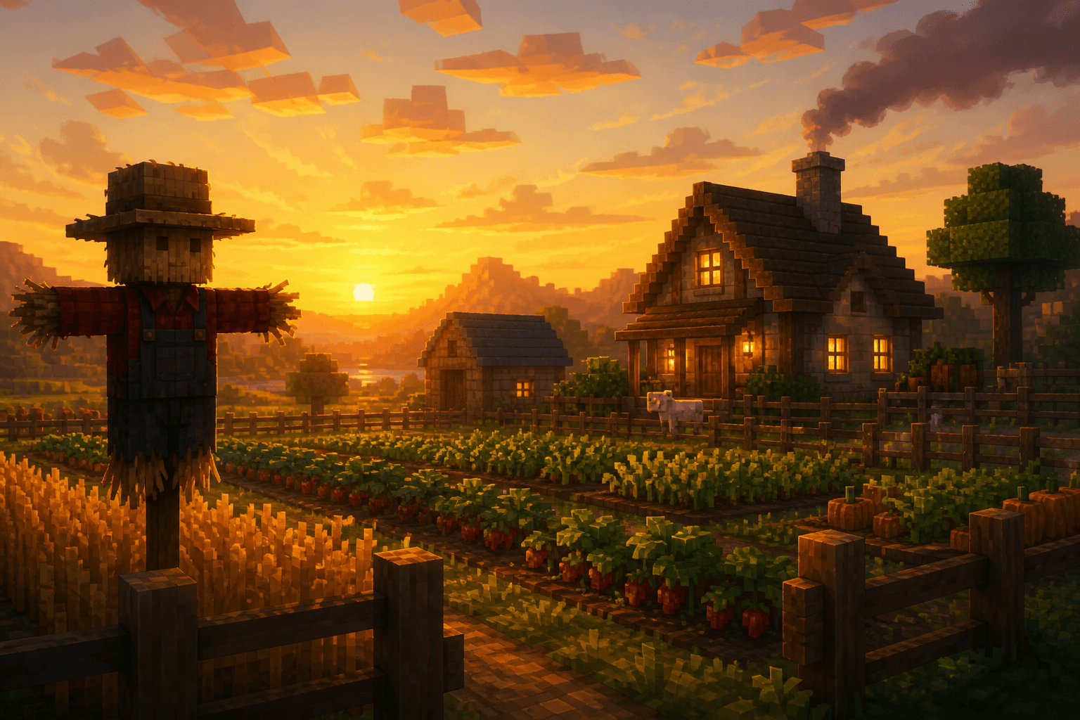 AI news illustration for Let's Play: Bob's Farming on PixelCraftMusic