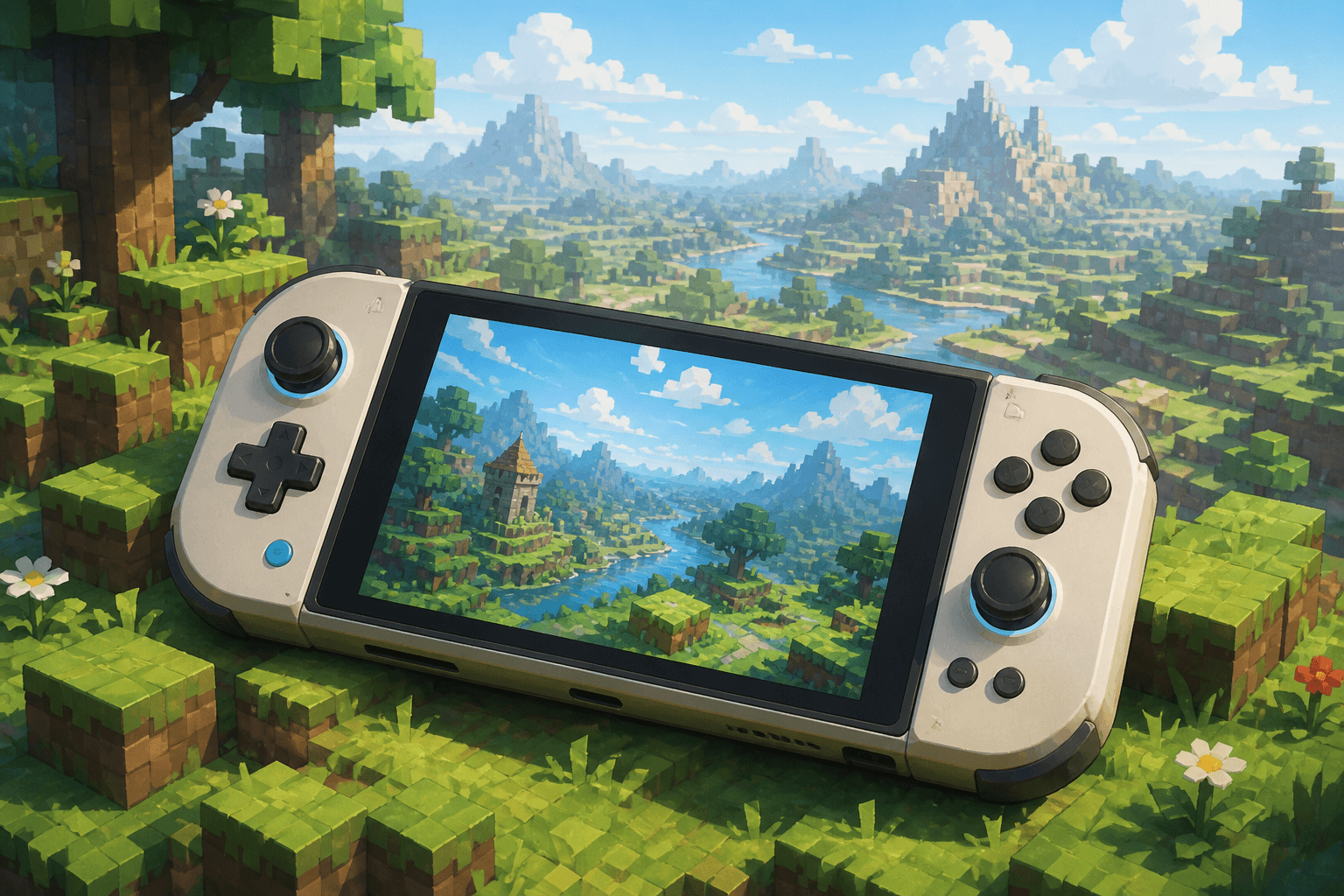 AI news illustration for Minecraft for Nintendo Switch™ 2 is coming October 27th! on PixelCraftMusic